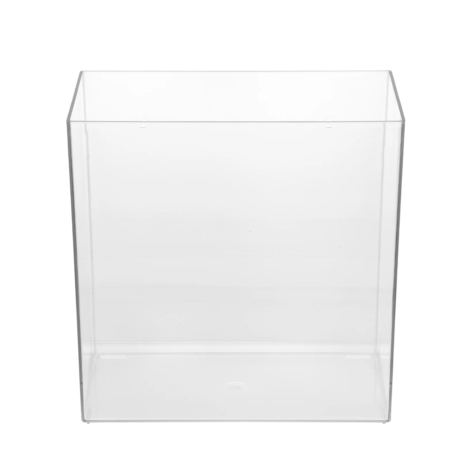 

Transparent Flower Bucket Acrylic Cuboid Multi-Function Storage Bucket Home Decor Sundries Organizer Home Accessory