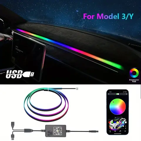 6 best sales tesla ambient light - №3