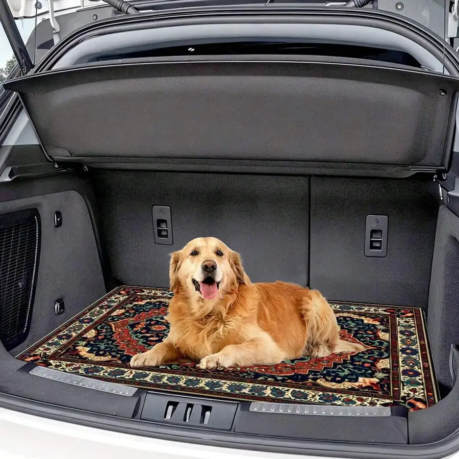 

Universal Car Trunk Mat Stylish Cargo Liner For Sedan SUV Off-Road Easy Clean