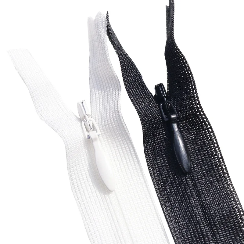 

30 Pieces YKK2cc Silk Edge Invisible Zipper 10 15 20 25 30 35 40 45 50 70 80cm Dress Pants Pocket Black Skirt Throw Pillow