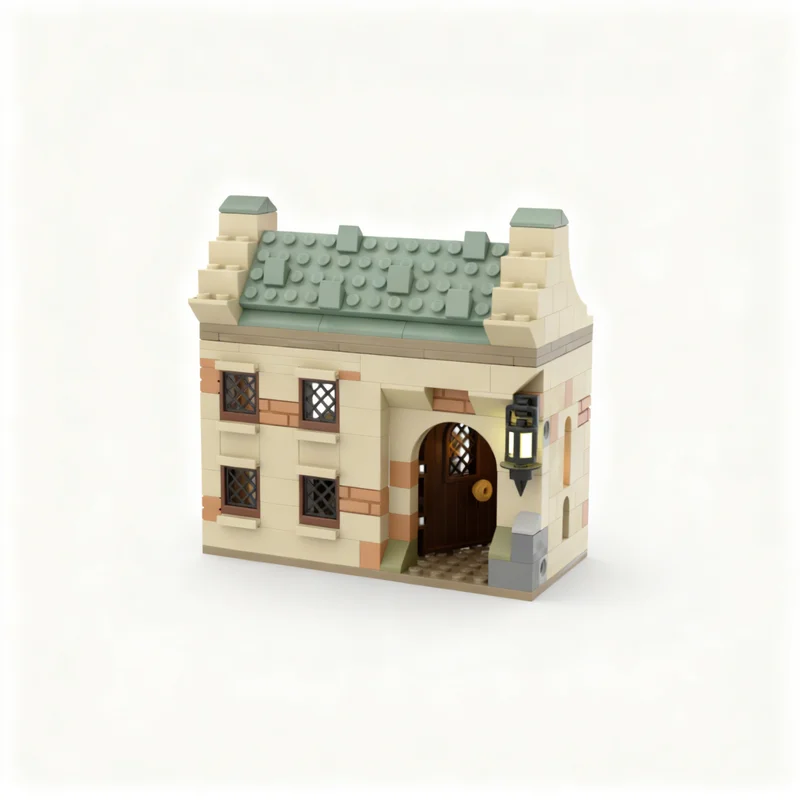 200pcs MOC Magic Wizard Modular Quad Portrait Model Building Blocks Home Decor Desk Display Shelf Accent Office Gift For Adults