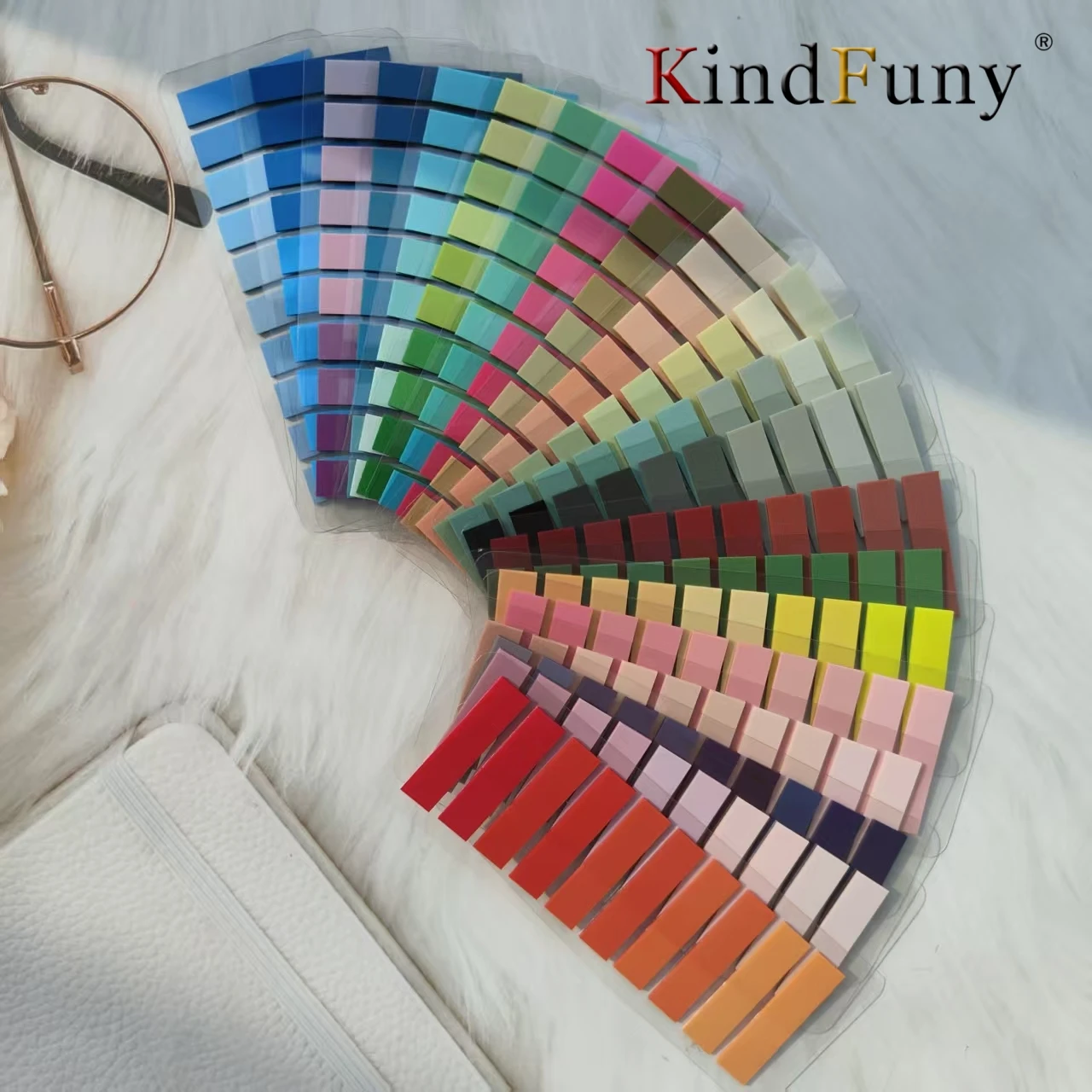 4200S Transparent Colorful Index Creative Memo Pads Office School Stationery Self-Adhesive Stickers Sticky Note Pads #2