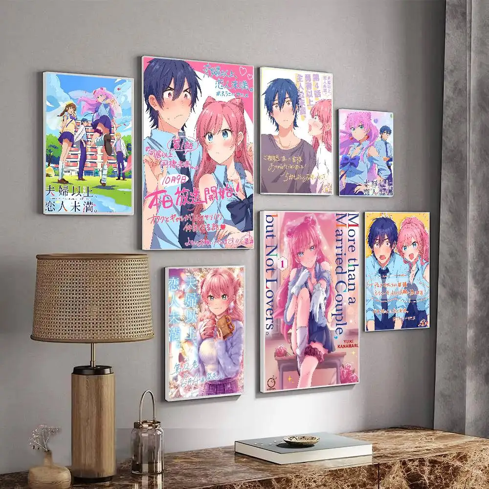 1pc Anime More Than A Married Couple Poster Sticker Print Waterproof Wall Art For Living Room Bedroom Home Decor