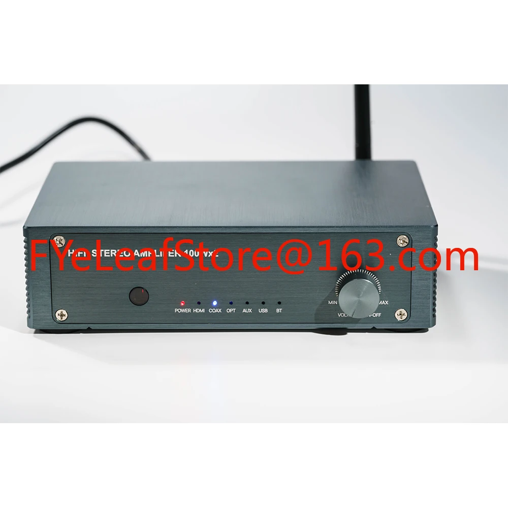 SM600 200W HIFI Power Amplifier Car Home Theater Digital Power Audio for Speaker Treble Bass Control  USB