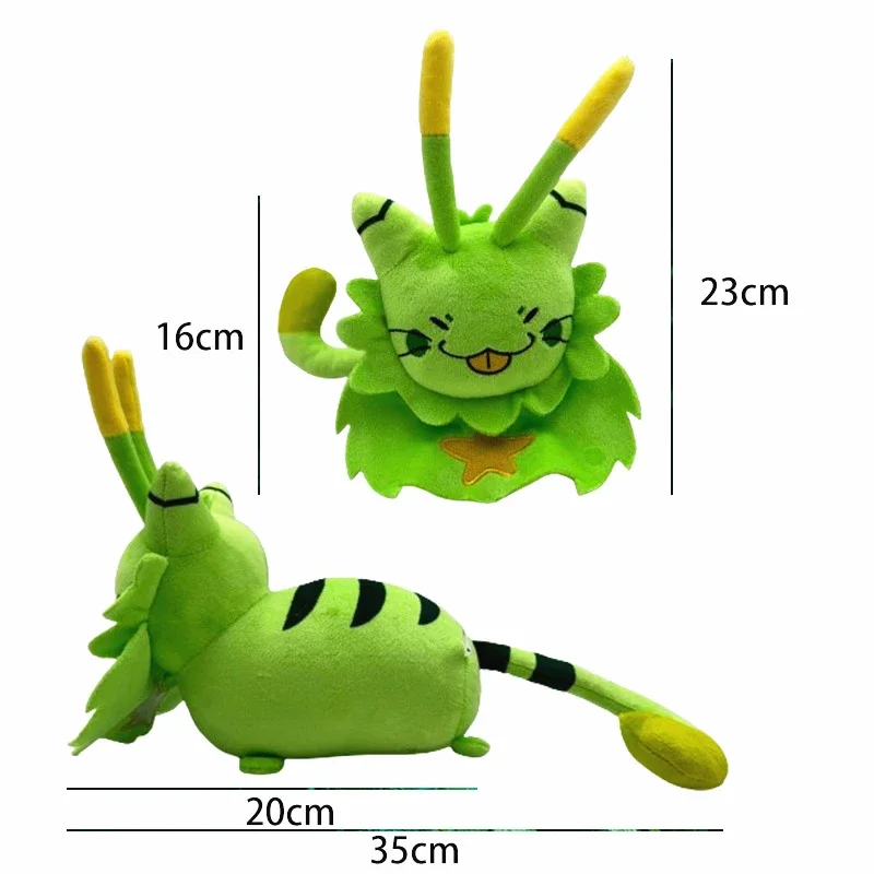 30cm Regretevator Gnarpy Plush Toys Soft Stuffed regretevator plushie Pillow Game Anime Green Cat Robot Dolls Birthday Gifts