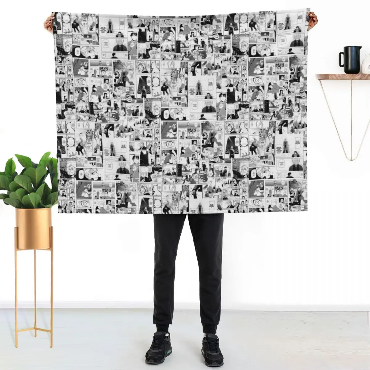 

Fullmetal alchemist manga collage Throw Blanket Lightweight Cozy Blanket for Bed Sofa