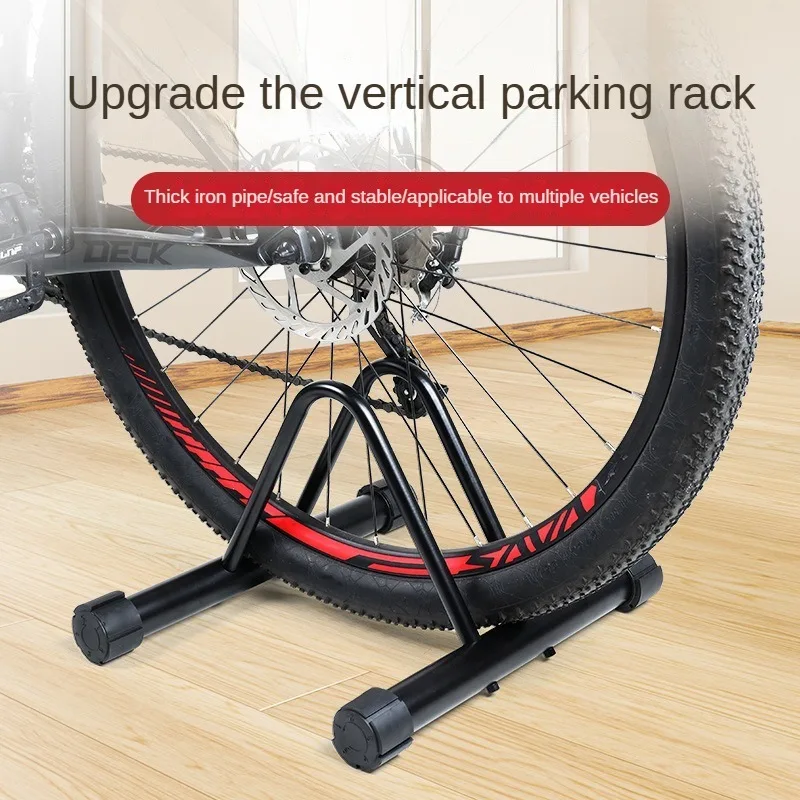 

Bike Parking Racks mountain bike Display Stand Indoor Floor Bicycle Support Holder High Carbon Steel Cycling Parking Stand