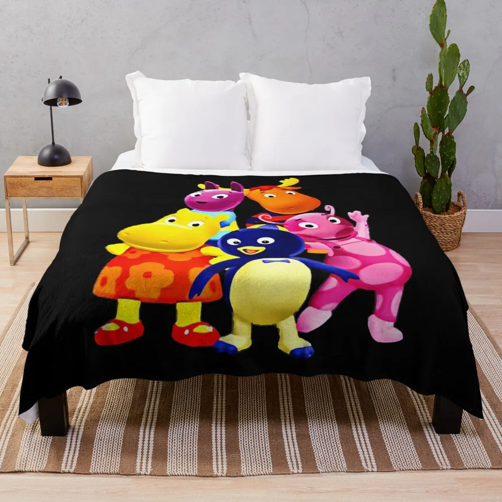 

Movies Vintage Classic Logo Cartoon Animated Throw Blanket blankets ands Custom Beautifuls Blankets