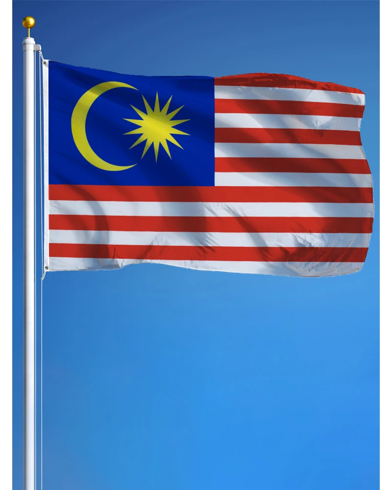 60x90cm 90x150cm MY MYS malaysia Flag 2x3ft/3x5ft