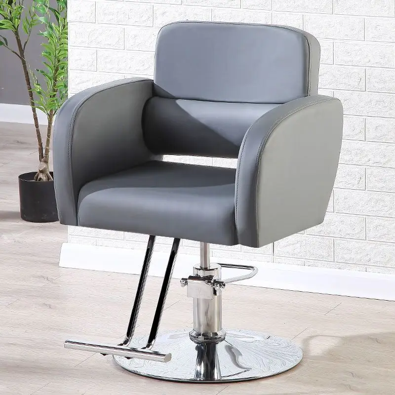 Professional Barber Chairs Aesthetic Reclining Hairdressing Chairs Stylist Backrest Sillas Barberia Barber Equipment MQ50BC