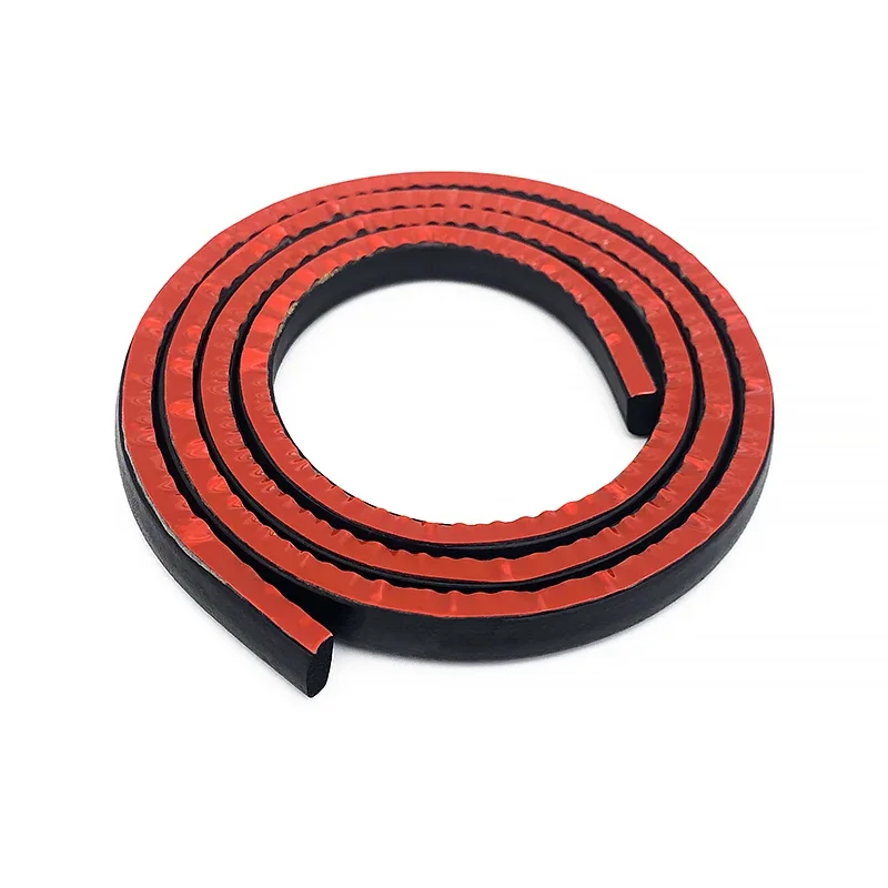 10M EPDM Sealling Strip 6x10mm Sound Proofing Dustproof Foamed Rubber Square Seal Strips With Adhesive