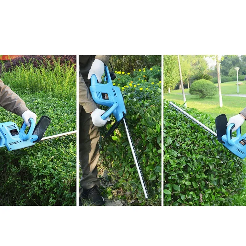 

Cordless Handheld Electric Hedge Trimmer Multifunctional Lawn Mower Shrub Pruner Garden Bush Trimming Tools