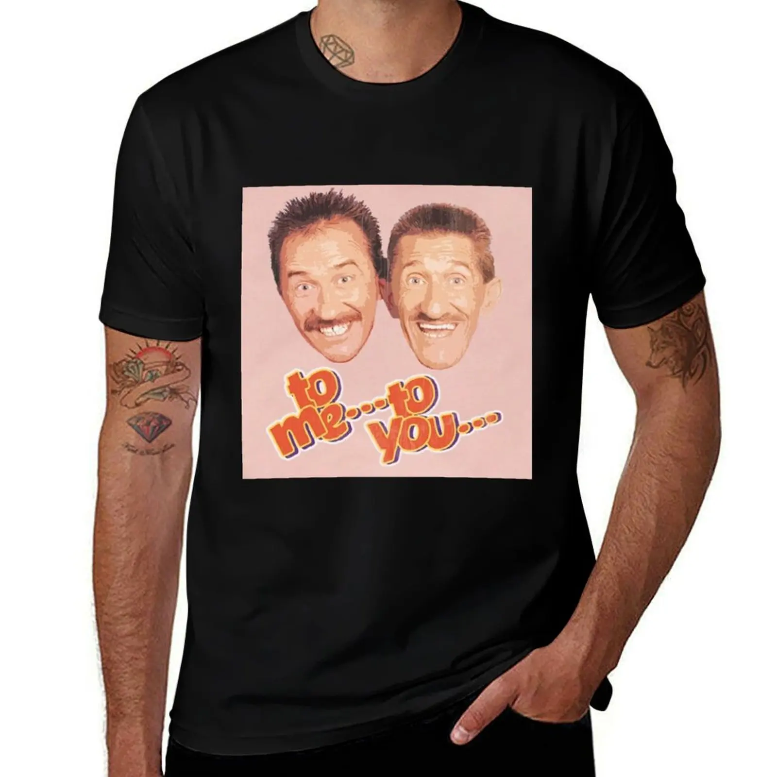 Chuckle Brothers T-Shirt summer clothes plus size tops graphic shirts plain Men's cotton t-shirt