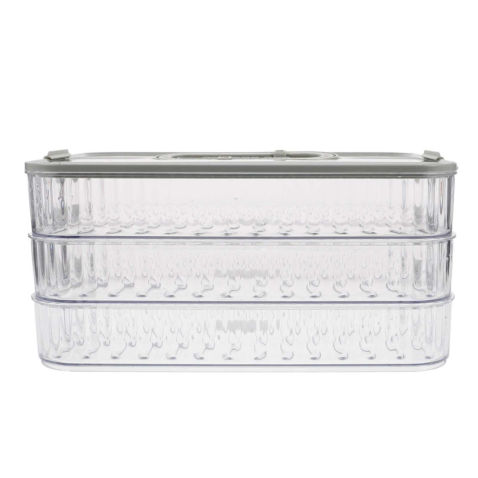 

Three-Layer Refrigerator Detachable Food Prep Container Insulation Large Capacity Kitchen Organizer Fridge Storage Bins