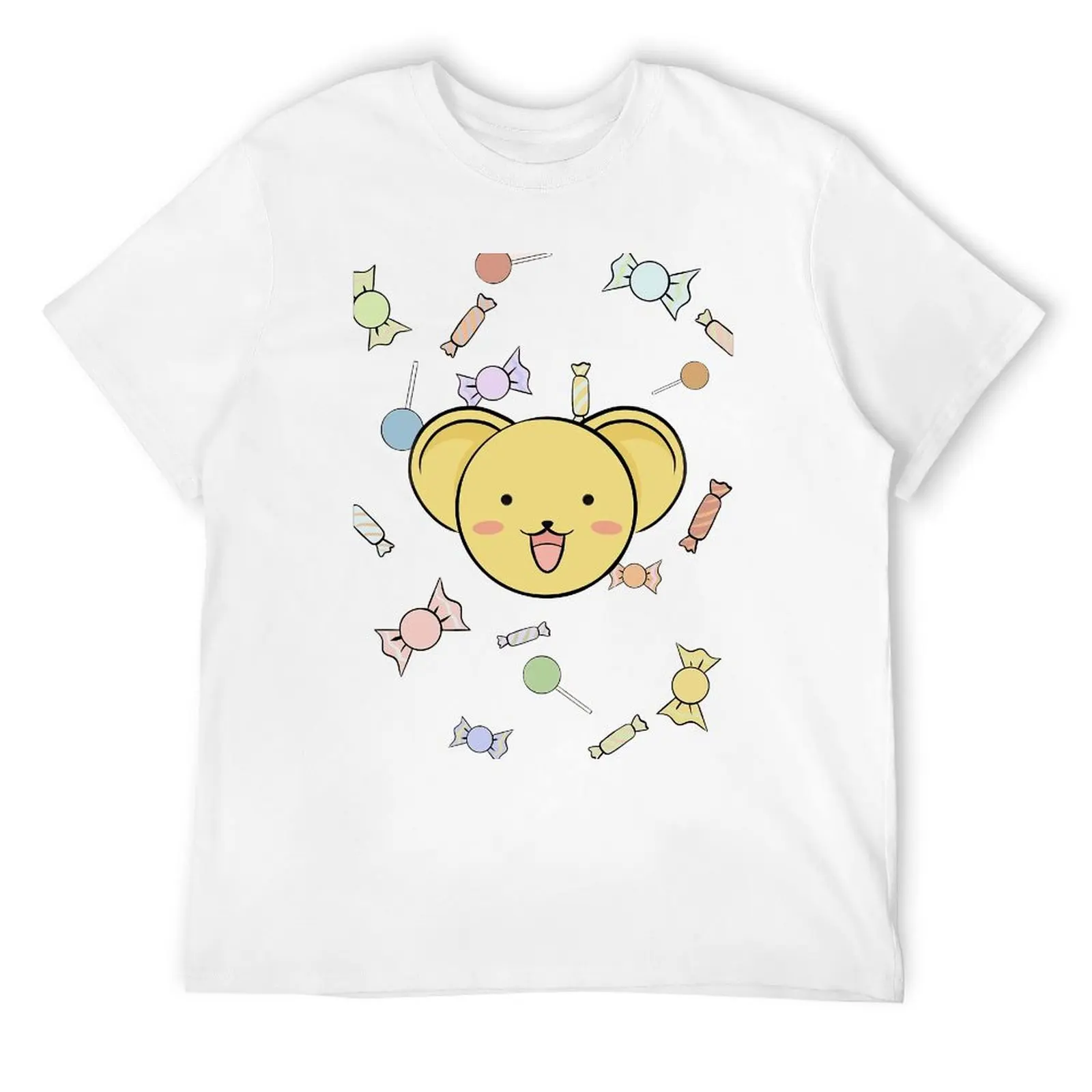 Kero Chan Candy Sakura Card Captor Greeting Y T-shirt Harajuku Sport  Joke T-shirts Vintage Home Eur Size