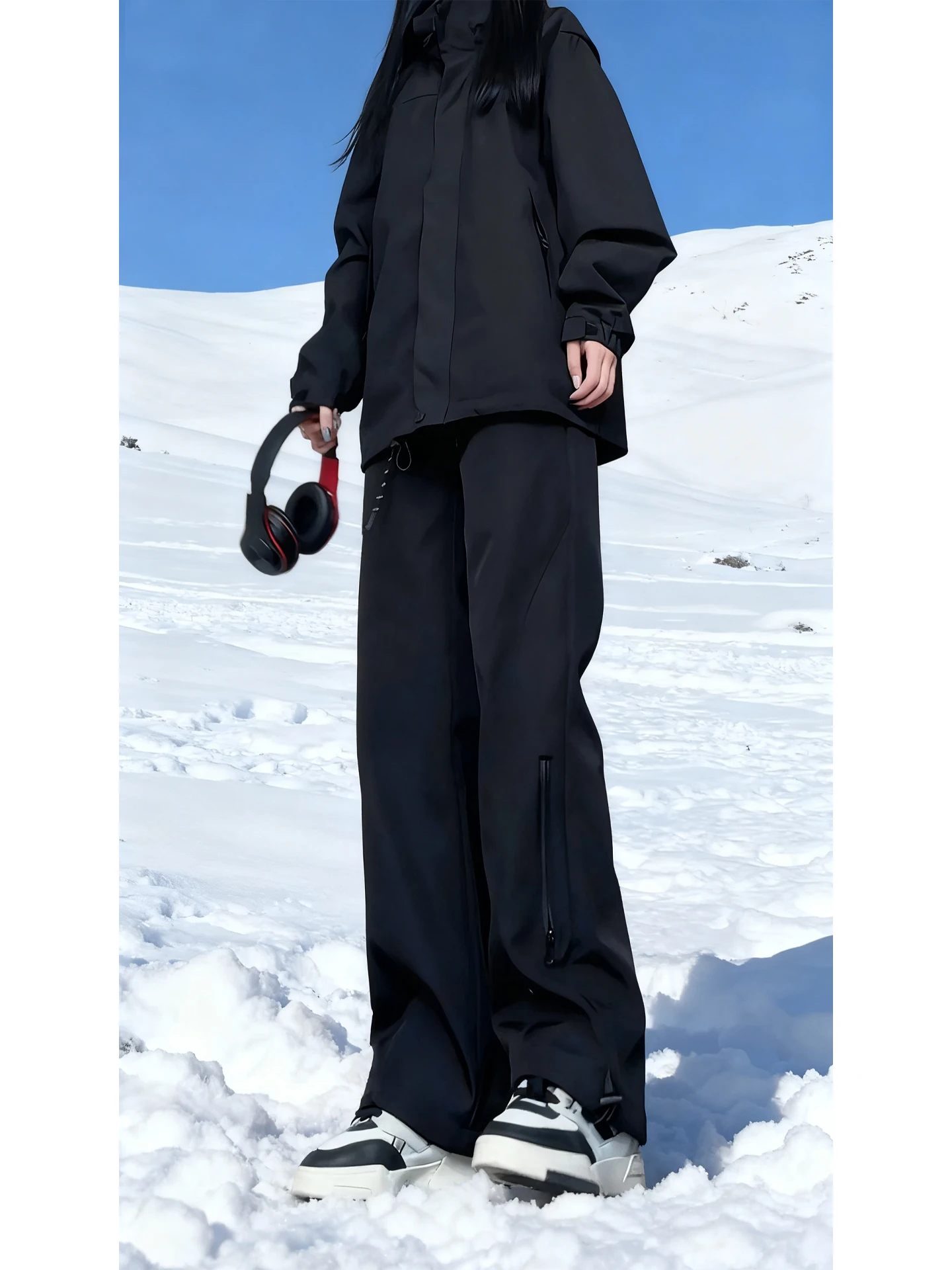 

Мужские зимние уличные лыжные брюки с флисовой подкладкой, устойчивые к разрывам, мягкие, морозостойкие брюки для температур ниже -40 градусов