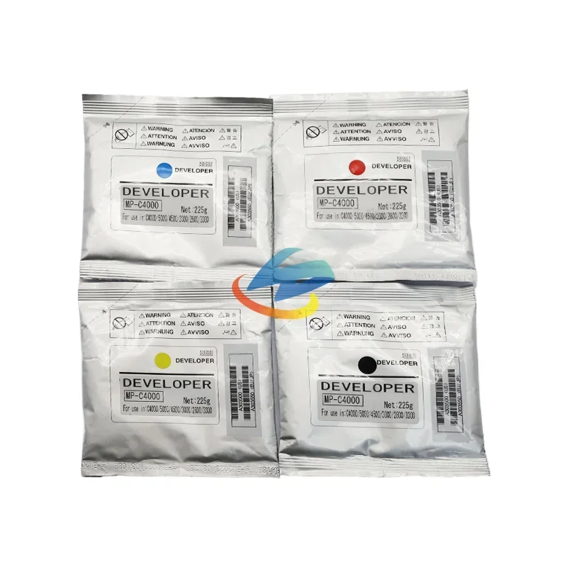 

1PCS MPC4000 Developer Powder Compatible for Ricoh MP C2800 C3300 C4000 C5000 MPC2800 MPC3300 MPC4000 MPC5000 CMYK/225g