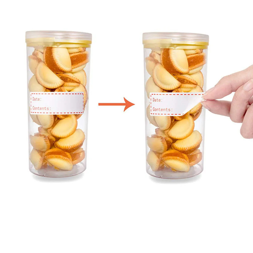 

Food Storage Labels Kitchen Dates Freezer Colored Reusable Jar Stickers Diy Fridge