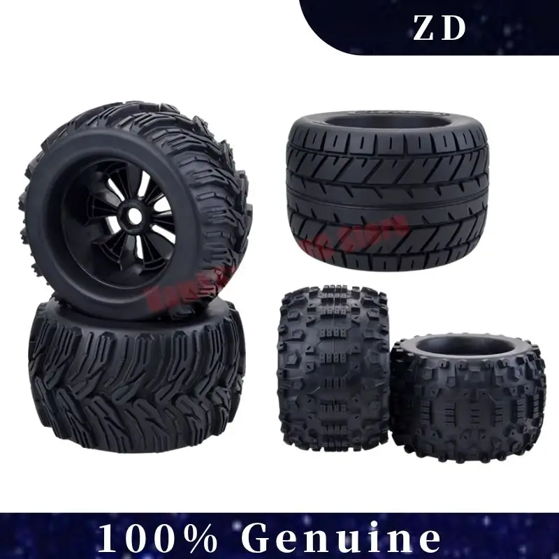 

ZD Racing 4 шт. 1/8 колеса шины 170 мм 165 мм шина Weel 17 мм шестигранная ступица резиновая губка для 1/8 RC автомобиля Monster Truck Buggy ARRMA
