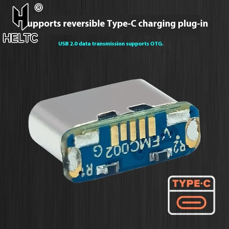 2Pcs USB Connector Type C Female Jack 5Pin SMD SMT Type-C Socket Charging Port For PCB Soldering DIY Repair USB-C Type-C Socket