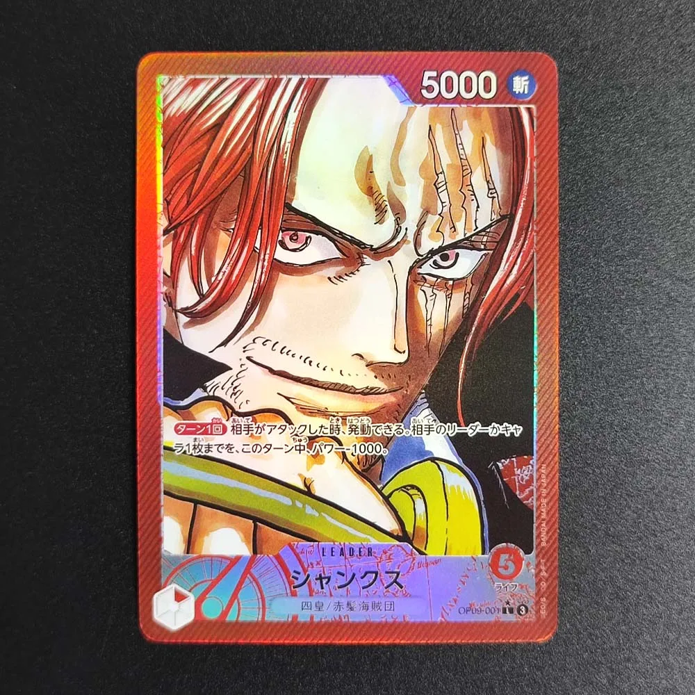 6 Pz One Piece Collezione Anime Giapponese Carta OPCG Shanks Scimmia D.Luffy Lim Nico Robin Marshall D. Insegnare Buggy Carte da gioco Giocattoli