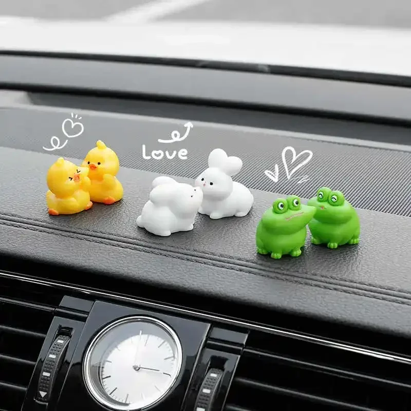 1pair of interesting decorations for car center console screens, rearview mirrors, animal decorations, car accessories, interior