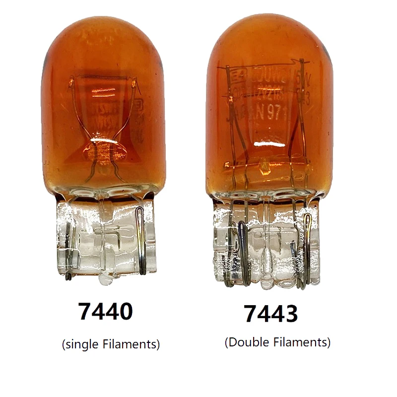 Ampoules halogènes super lumineuses pour feu de recul de voiture, feu de signalisation, T20, 7440, 7443, WY21W, W21W, 7443, W21, 5W, T20, 12V, 1 pièce, 4 pièces, 10 pièces