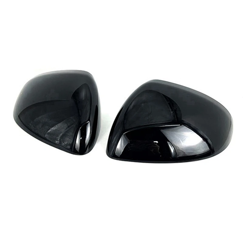 Glossy Black Rearview Side Mirror Cover Trim Accessory Replace For Benz S C Class W223 W206 EQS 2021 2022 2023