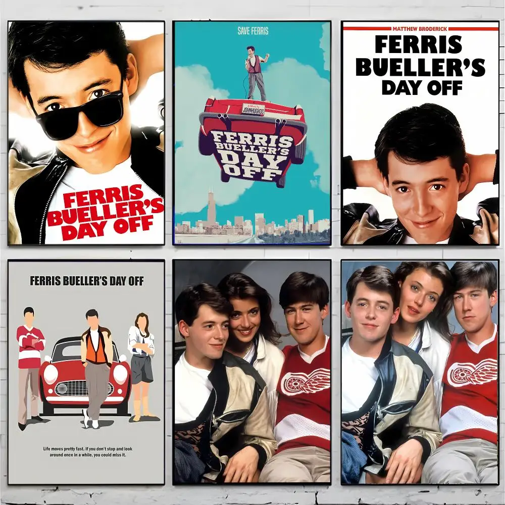 Playful Rebellious Nostalgic F-Ferris Buellers Day Off Poster Superior Home Space  Indoor Decorative Art & Home Decor