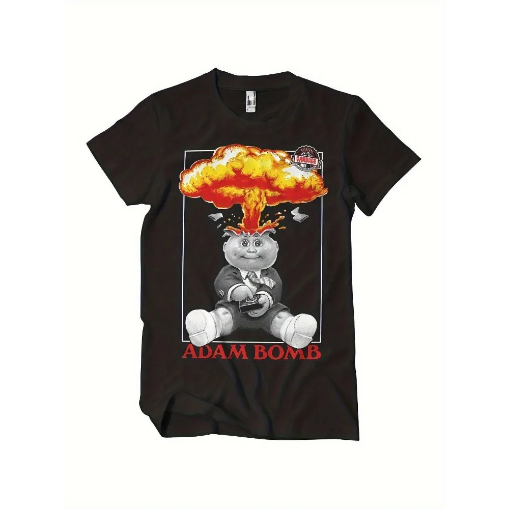 Adam Legacy Graphic T-Shirt - Bold Adam Legacy & Explosion Art Print, 100% Unisex Tee with Cartoon Character & Retro Comic Design, Machine Washable Black Shirt for Men & Women, Casual Gift for Fans of Pop Culture or Adam Legacy Apparel, Everyday Outfit