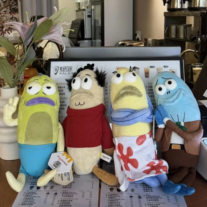 

Плюшевая игрушка Губка Боб Квадратные штаны: Потдемиэль, Медовый Бикини Ботт, Забавный Пассербай, Рыбка. Мягкая коллекционная игрушка для дома и декора, подарок.