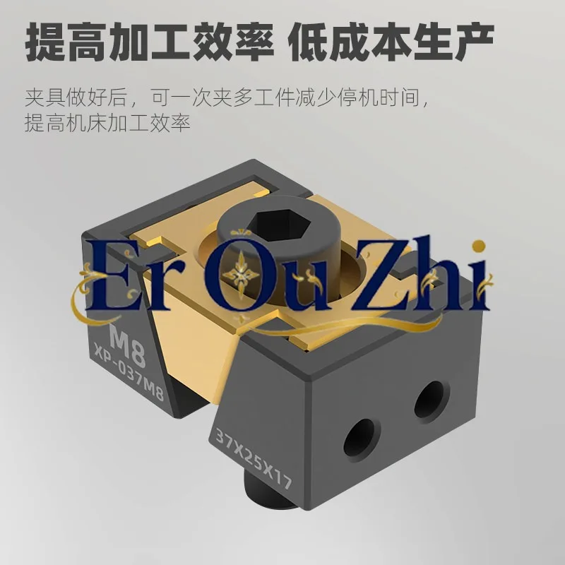 Pneumatic OK Clamp Small Locking Block Side Pressure Positioning Clamp CNC Machining Center Parallel Side Precision Vice