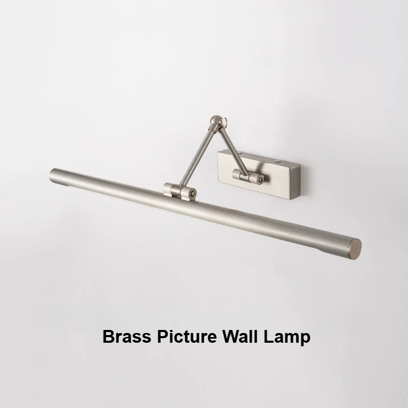 Vintage Brass Wall Lamp Bathroom Mirror Front Light Adjustable Foldable Strip Led Modern Wall Sconce Picture Light indoor decor