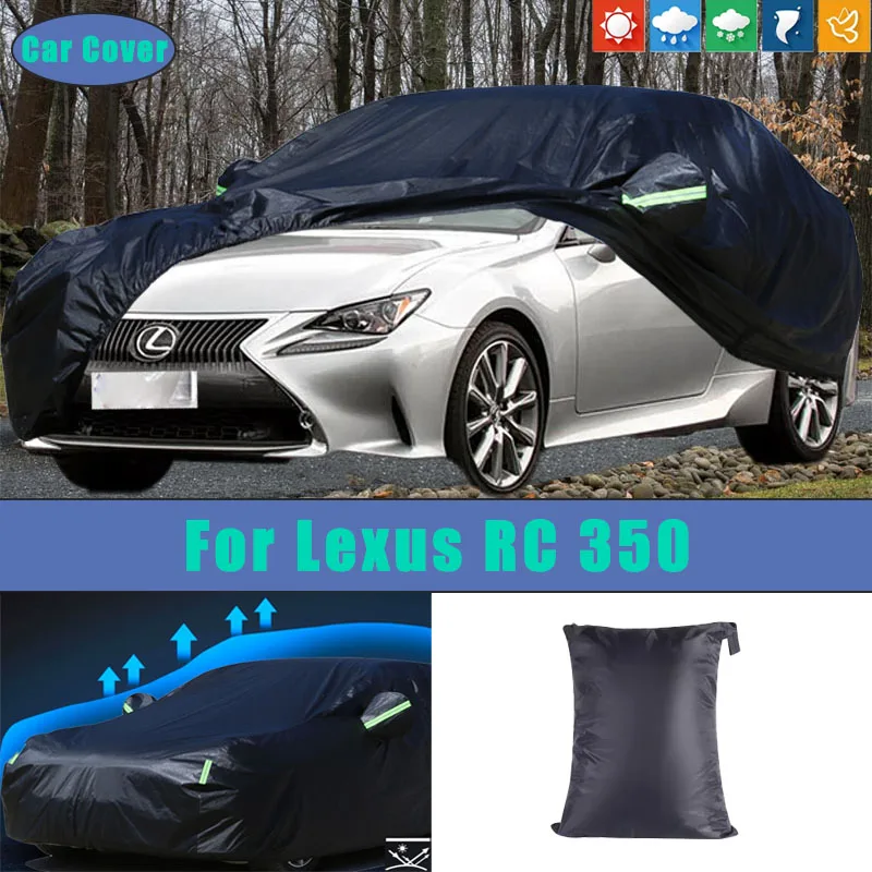 

For Lexus RC 350 Car Full Outer Covers Outdoor Waterproof Dustproof Sun Rain Snow Protection Exterior Car Accessories