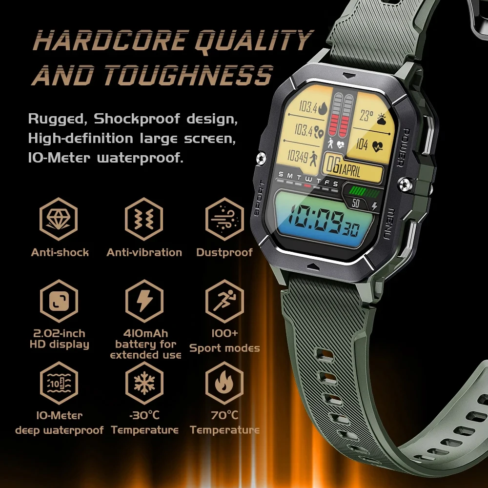 C28 Outdoor Sports Smart Watch Men Women Smartwatch Bluetooth Call Wrist Watches 410 mAh Electronic Wristwatch Fitness Bracelet