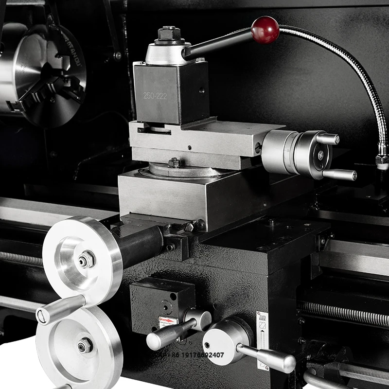 CTC360  High Precision Small Lathe Lightweight Double Bar Extended Lathe Motor Core Component Home Workshops Light Industry