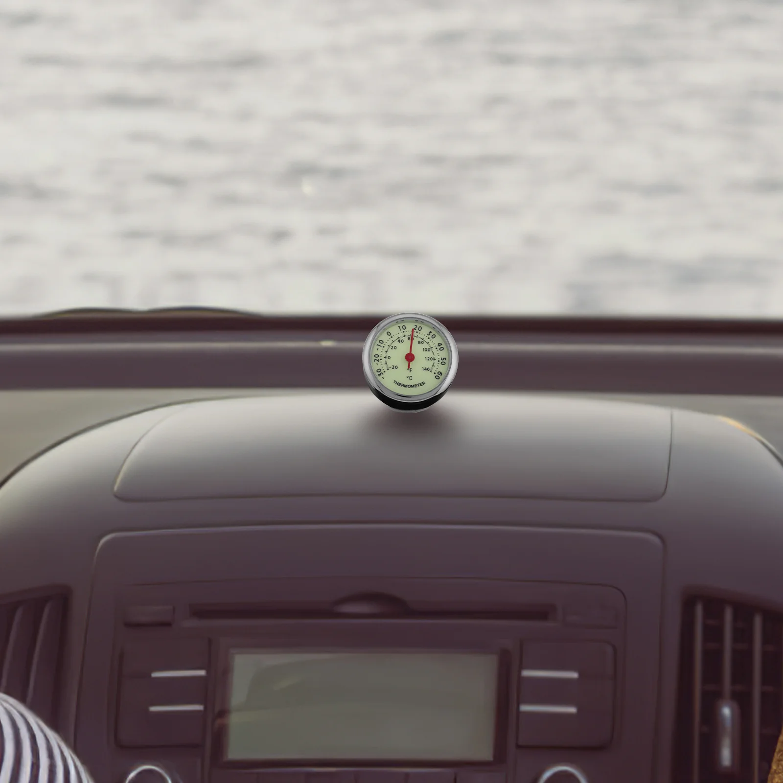 

Car Thermometer With Luminous Display Interior Exterior Temperature Monitoring Digital Sensor For Vehicle