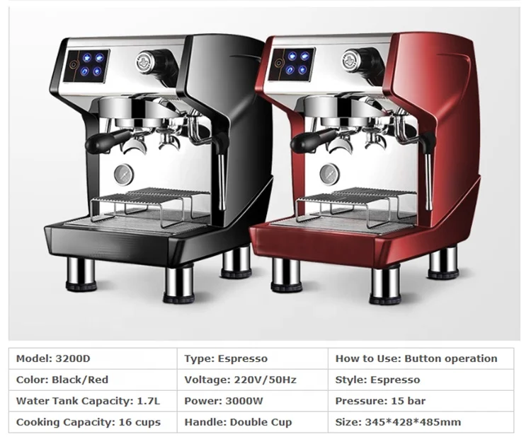 15 Bar Espresso Coffee Machine