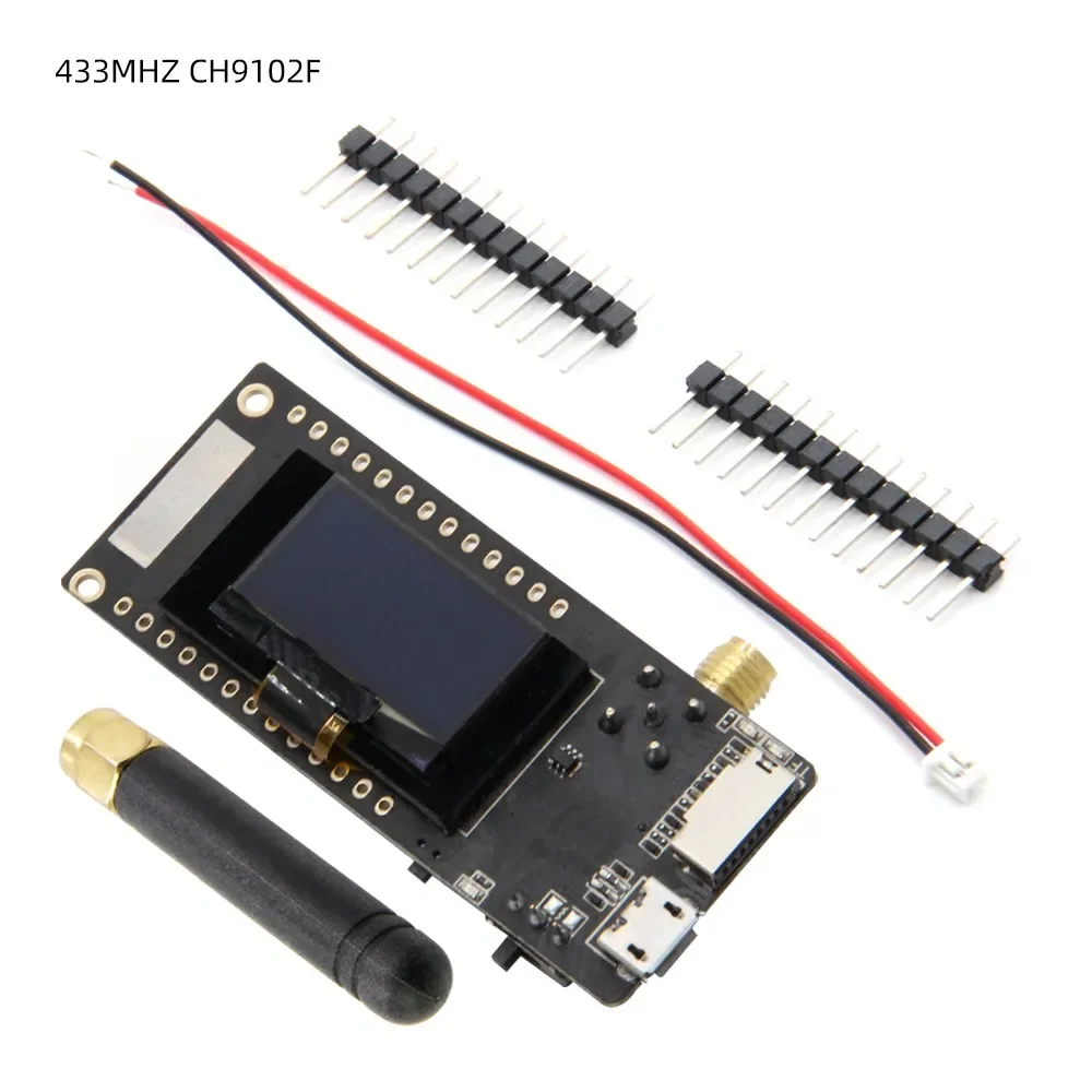 ttgo-v2-1-ワイヤレスモジュール-433mhz-esp32用-oledおよびsdカードスロット付き-wifi対応-lora32モジュール用