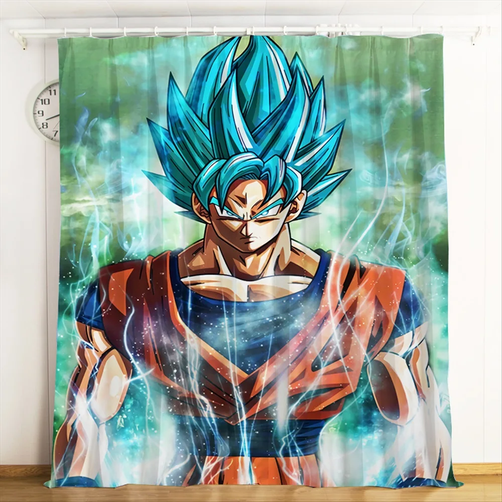 Anime Blackout Curtains One Piece Manga Window Drapes for Living Room Bedroom Shading and Heat Insulation