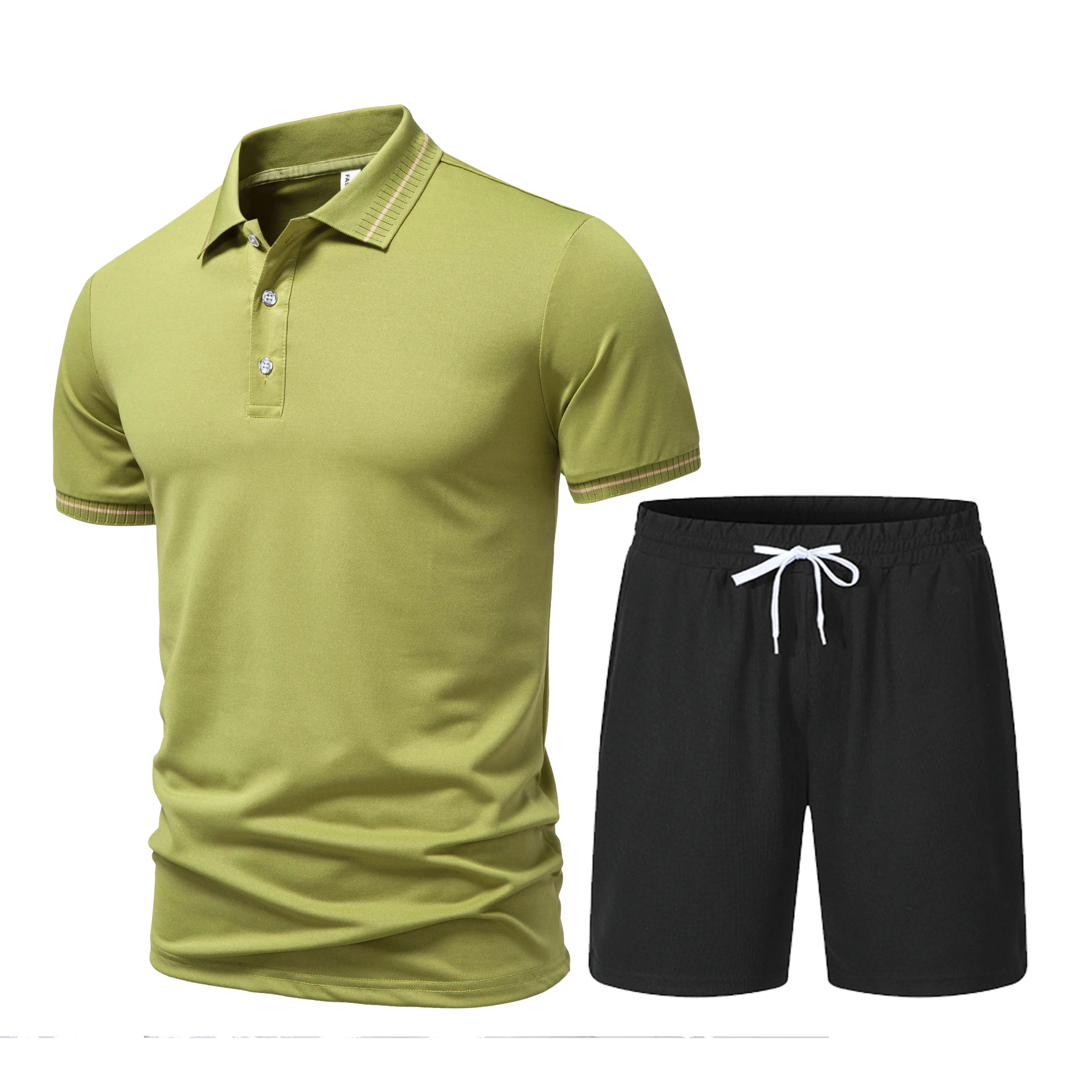 Setelan kemeja polo lengan pen - Summer Clothing Design ulasan dan harga