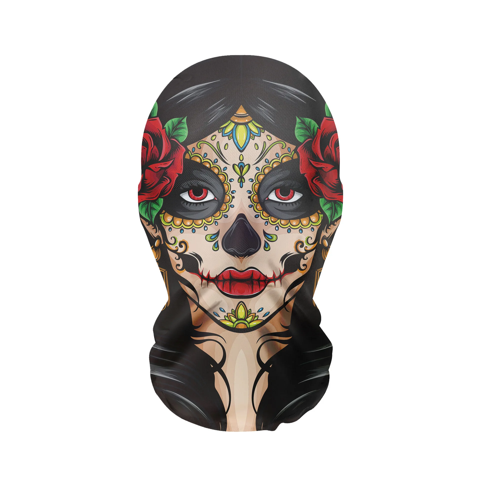 European and American Style Skeleton Head Eagle Wolf Full Face Mask Turban Halloween Mask Fashion Design