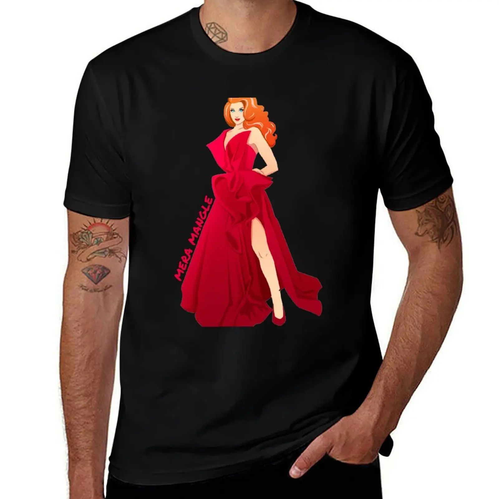Mera Mangle: Wrapped in Red by @terryblas T-Shirt Summer Sports Quick Dry T-Shirt