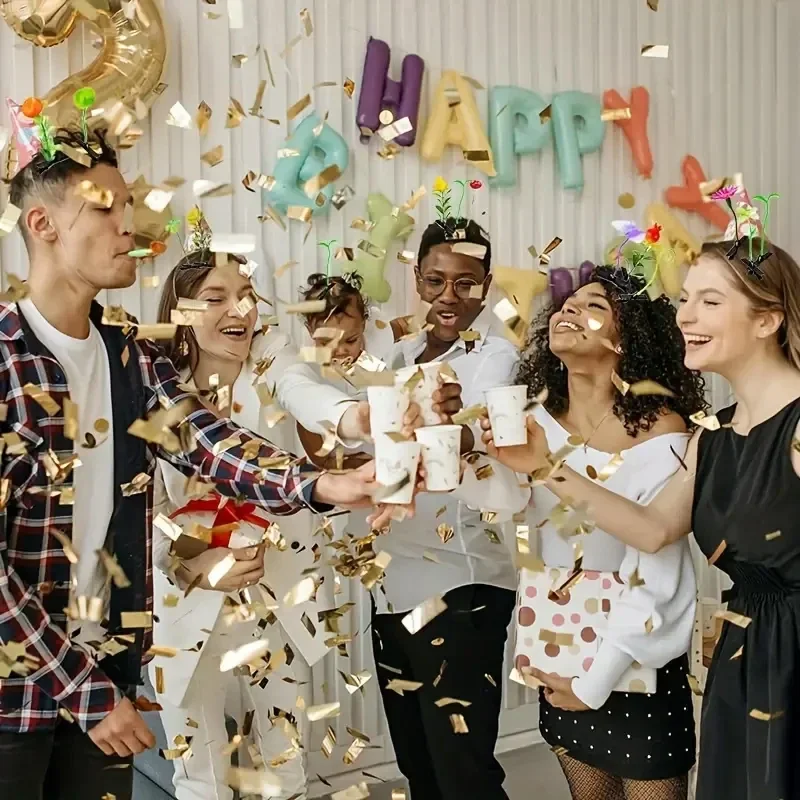 Pinces à cheveux unisexes, 10 pièces, plantes artificielles amusantes, épingles à cheveux, petits cadeaux, accessoires pour cheveux de fête, prix scolaires