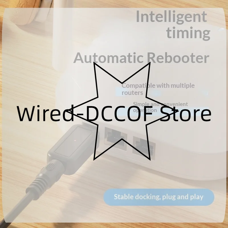 1/3/5Pcs DC WiFi Auto Reboot Router 24H Automatic Power Off Reset Tool 5.5x2.1mm Restart Control Line 5V-24V