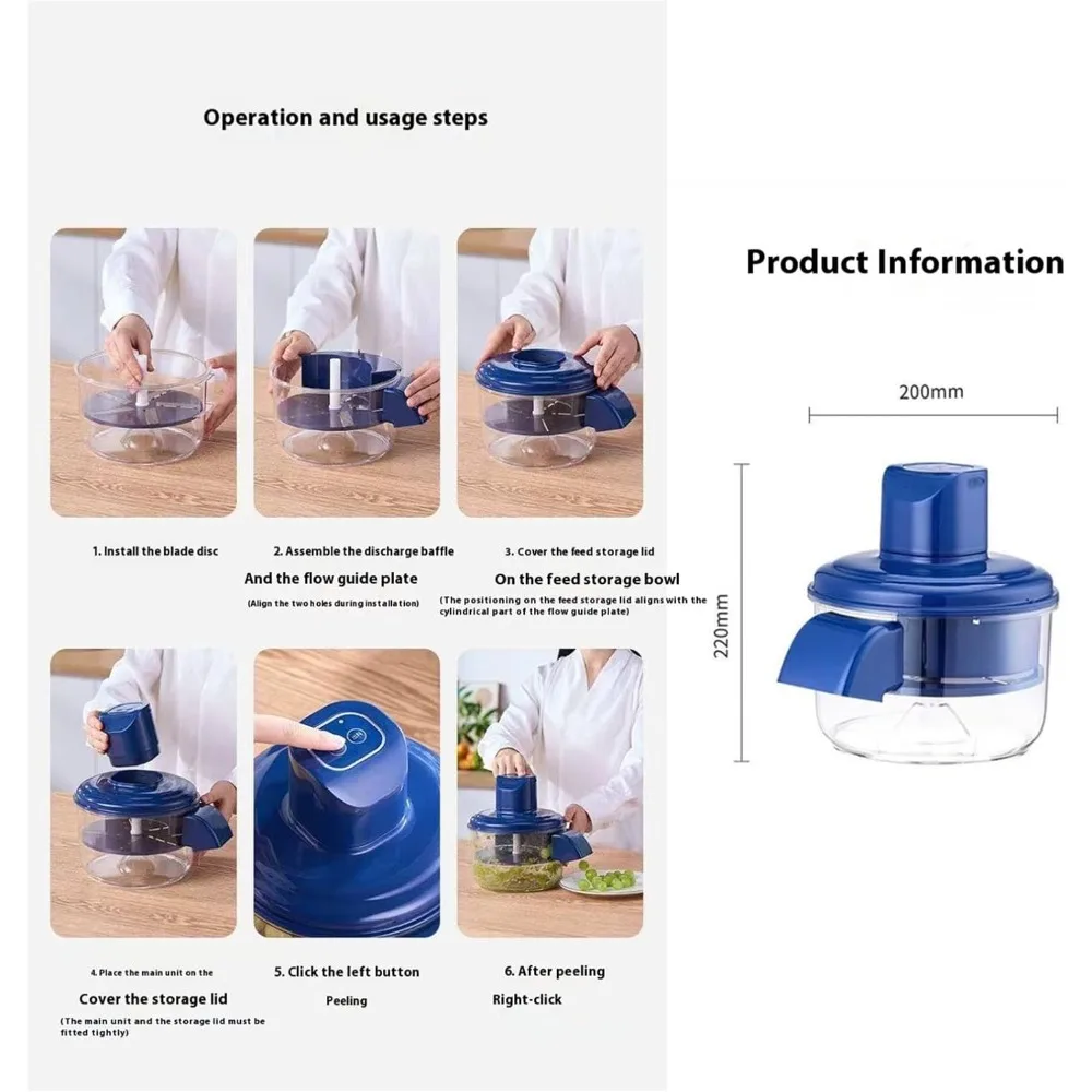 Éplucheur de fruits électrique Rechargeable, éplucheur de fruits et légumes adapté aux raisins, tomates cerises, ail, outils de fruits