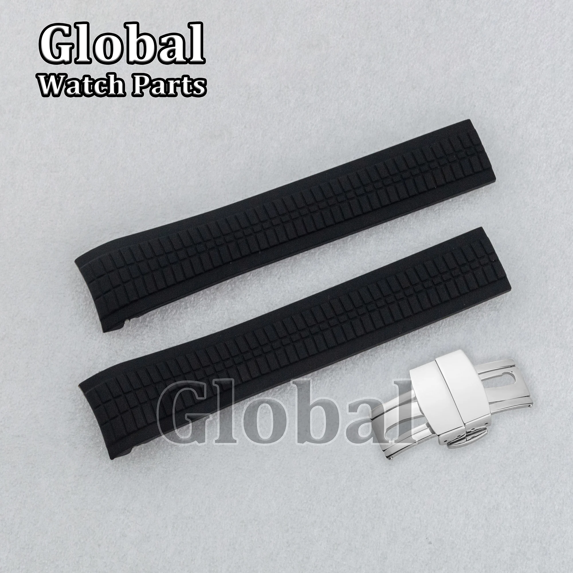 Accessories for AQUANAUT Nautilus Rubber 21mm Watch Strap Repair Tools Wristband Replacements Parts Watch Band Modification