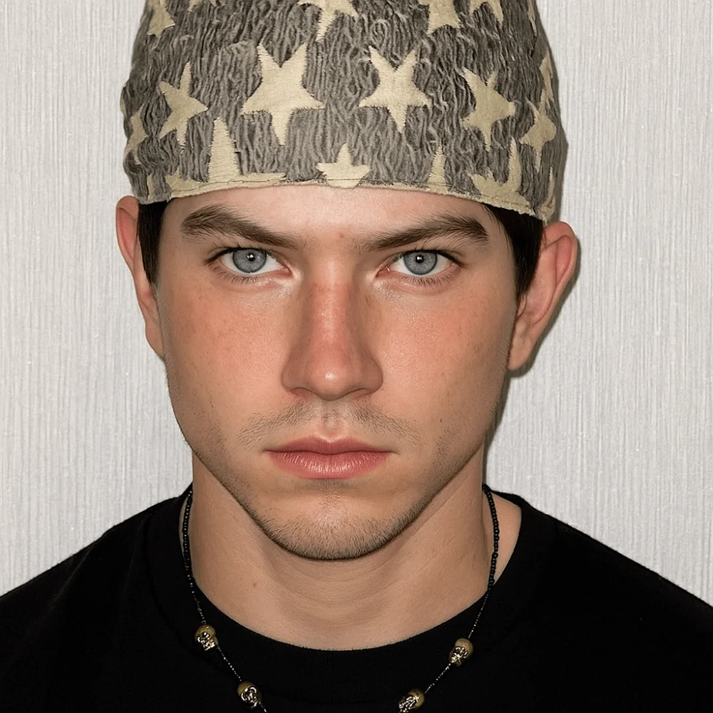 

Модный шарф для волос в стиле Wasteland со звездами в стиле хип-хоп, мягкая накидка Y2K, хип-шарф, повязка на голову, вязаный топ без рукавов, пикантные девушки