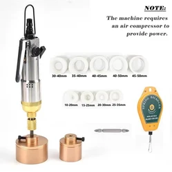 Bottles Capping Machine handheld pneumatic power sealing capping packaging equipment lid tightener cap size 1-50mm