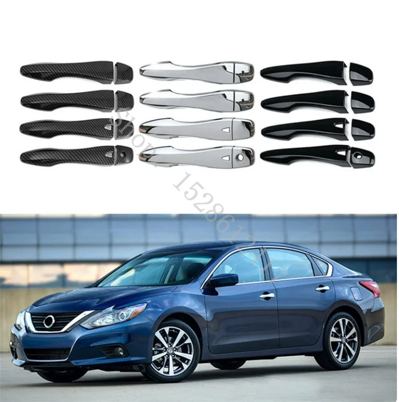 For Nissan Altima L33 2012 2014-2018 ABS Door Handle Cover car door handle protector trim Overlay Molding Garnish car-styling